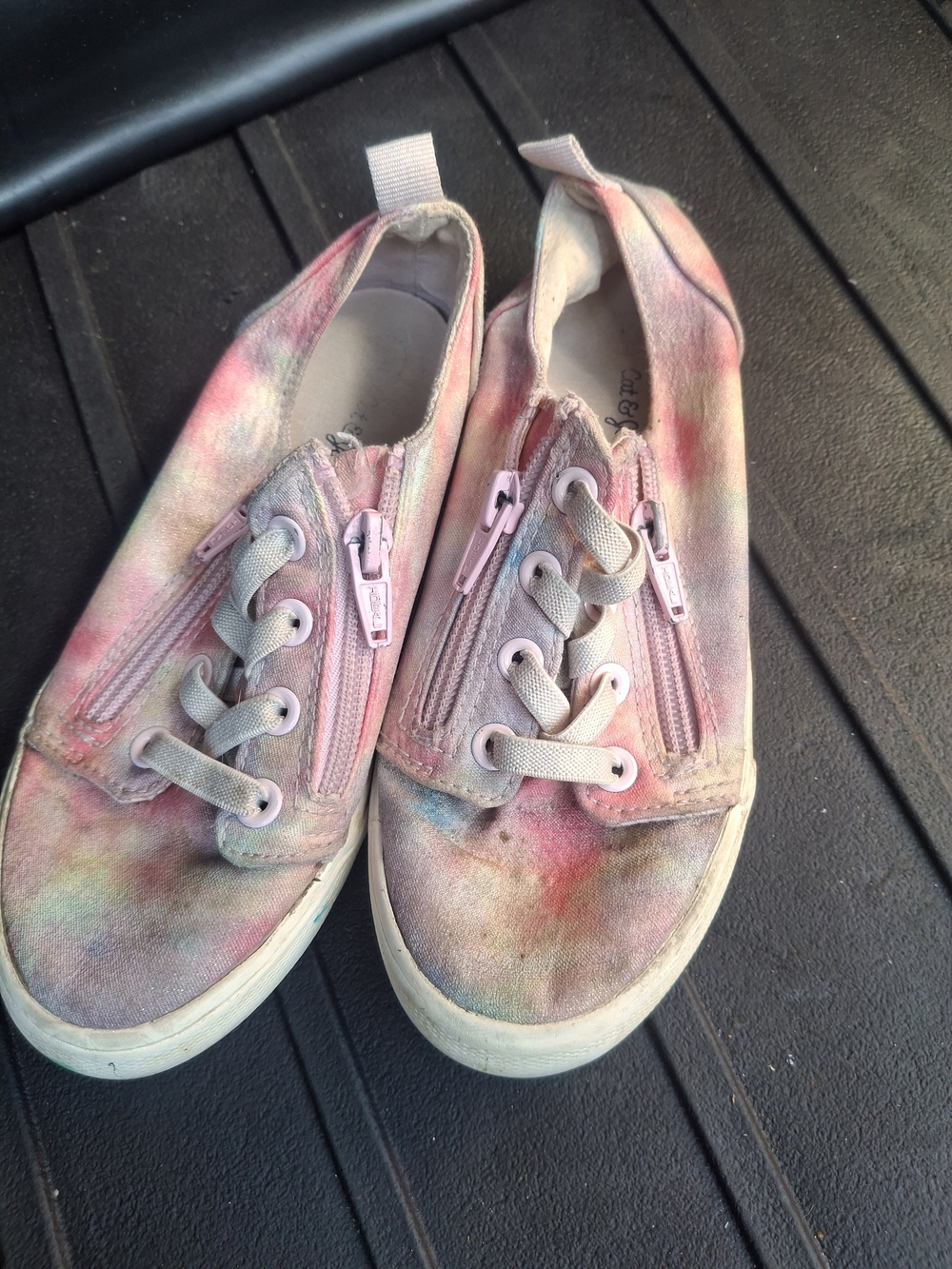 Skechers Kids Tie-Dye Slip-On Sneakers - Pink Multi